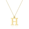 Złoty łańcuszek Celebrytka z małą literką H i brylantem pr.585